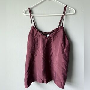 Athleta Calm Cooling Plum Camisole Top